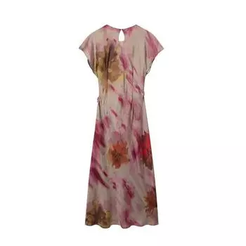 МОДНАЯ одежда 2024 осень новый европейский и американский стиль женская одежда темперамент элегантное платье с принтом тай-дай Одежда XS