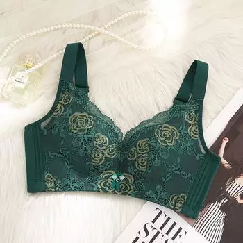 Модное без стального кольца, широкий плечевой ремень, кружево, маленькая грудь, легкое нижнее белье большого размера, женский чехол для бюстгальтера 70B красный