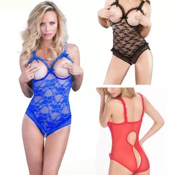 Модное большое количество полых женских кружевных сорочек, сексуальное женское белье, стринги, нижнее белье, стринги, ночное белье XXXL