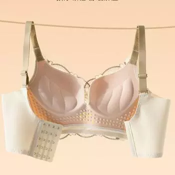 модное длинное нижнее белье с вышивкой без бюстгальтера со стальной оправой и полной чашкой 70B жёлтый