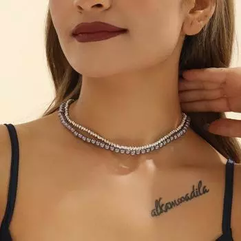 Модное двойное ожерелье с искусственным жемчугом, регулируемое ожерелье, женские украшения