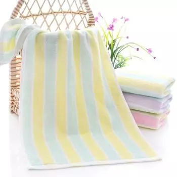 Модное хлопковое полотенце в полоску, толстая мягкая водопоглощающая ванна для мытья лица 3#