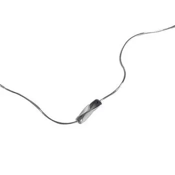 Модное и элегантное женское ожерелье, изысканная цилиндрическая цепочка на ключицу с нерегулярным дизайном