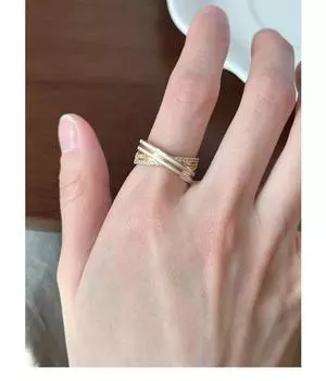 Модное и универсальное кольцо с регулируемой индивидуальностью для женщин One Size
