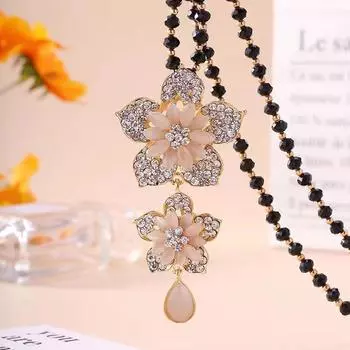 Модное и высококачественное ожерелье-цепочка-свитер, женское длинное и универсальное осеннее и зимнее ожерелье-подвеска, подвеска для одежды, ювелирный подарок