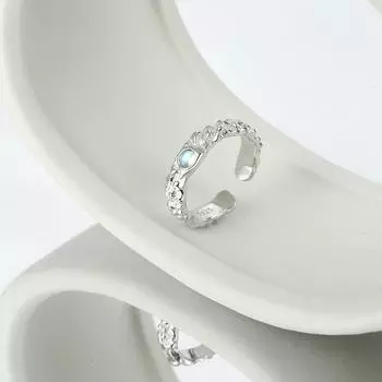 Модное кольцо на указательный палец с особым интересом, стерлинговое серебро S925, модное кольцо с нерегулярной текстурой, нейтральное