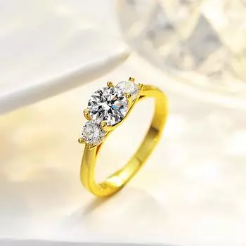 Модное кольцо с настоящим муассанитом и бриллиантами геометрической формы, чистое серебро S925, позолота 18 карат для женщин, ювелирные изделия, свадебный подарок 9