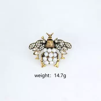 Модное кольцо с пчелой Xiaoxiangfeng, винтажное кольцо с большой пчелой, кольцо с поп-пчелой