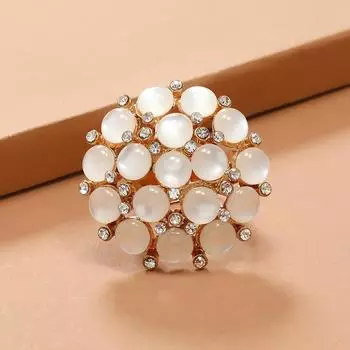 Модное кольцо в стиле ретро, креативное кольцо с бриллиантом, регулируемое кольцо с регулируемым отверстием, кольцо в богемном этническом стиле, модное кольцо 1