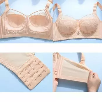 модное кружевное ультратонкое дышащее без стали полное чашечное регулирующее нижнее белье большого размера 34/75C