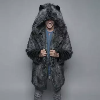 Модное мужское теплое толстое пальто, куртка, верхняя одежда, кардиган, пальто M