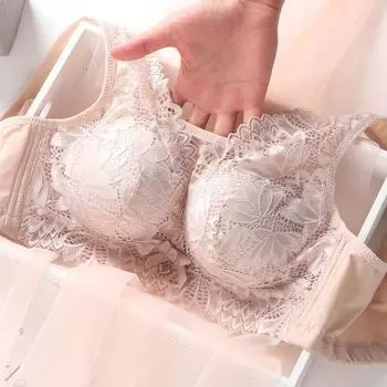 модное нижнее белье без стали, удобно собирает красивую спину, приятные для кожи мягкие хлопковые наклейки, бюстгальтеры, кружево, сексуальное 75B красный