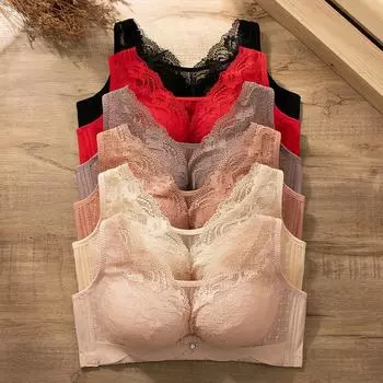 модное нижнее белье без стали, женский тонкий стиль, теплый и удобный, бюстгальтер в виде жилета, анти-световой топ, бюстгальтер. 80 красный