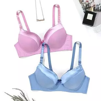 Модное нижнее белье большого размера, удобный и простой гладкий бюстгальтер, тонкий бюстгальтер с регулируемой верхней поддержкой 85B хаки