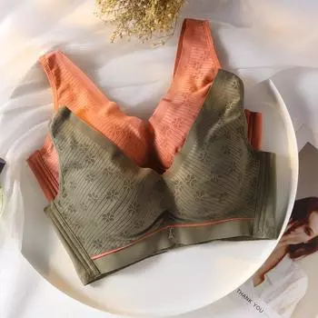 Модное нижнее белье большого размера с чашкой CD, тонкий жилет типа груди, ледяное шелковое нижнее белье 80B
