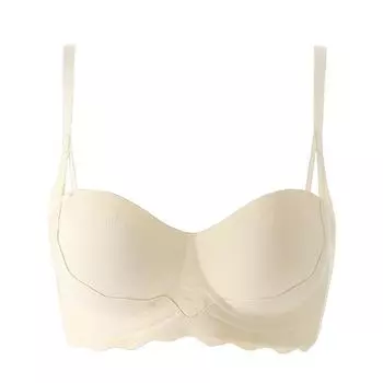 модное нижнее белье для женщин, маленькая грудь, собрать и показать большую комфортную, бесшовную, получашку, круглую грудь, тип расширения, фиксированная чашка, закрытая грудь, бюстгальтер, чехол S белый
