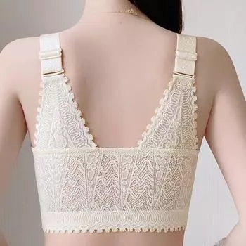 Модное нижнее белье с красивой спинкой. Тонкий, непровисающий, с регулируемой передней пряжкой. Тонкий бюстгальтер со сборками. Женский бюстгальтер большого размера. 34/75AB красный