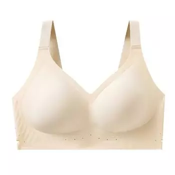 модное нижнее белье Traceless, тонкое без стального кольца, под грудью, антипровисающий чехол для бюстгальтера для беременных большого размера 75B чёрный