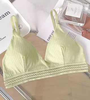 Модное нижнее белье, женский хлопковый удобный регулируемый бюстгальтер без ободка, студенческий сексуальный бюстгальтер с красивой спиной, мягкие бюстгальтеры на подтяжках для груди One size fits all серый