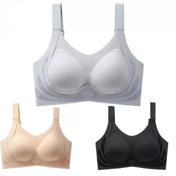 Модное нижнее белье, женское нижнее белье с маленькой грудью, заправленная грудь, бесшовный жилет, спортивный бюстгальтер без косточек, верхний спортивный бюстгальтер totilla 75B
