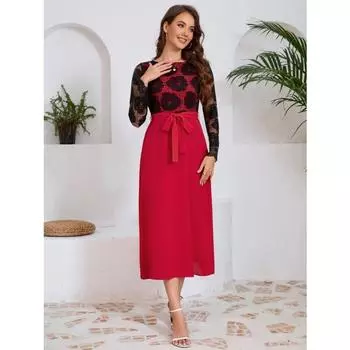 Модное облегающее платье с круглым вырезом, черное кружевное платье, женское платье S синий