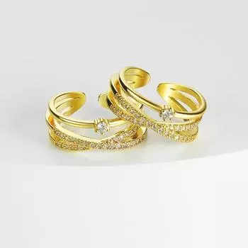 Модное одинаковое кольцо для пары, очаровательное темперированное полое кольцо, ювелирное изделие, кольцо для девушки, роскошное элегантное открытое кольцо золотой