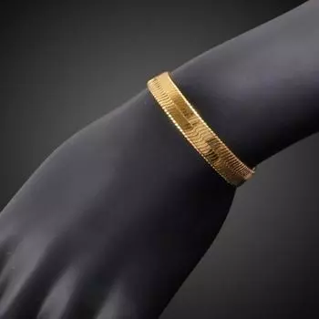 Модное ожерелье, браслет, комплект ювелирных изделий, панк, 18-каратное золото, цепочка в виде змеи, модное колье 3 мм, 4 мм, 7 мм для женщин и девочек, ювелирные изделия, подарок 4mm золотистый