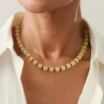 Модное ожерелье для женских украшений бежевый