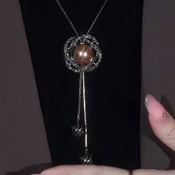 Модное ожерелье для женских украшений коричневый