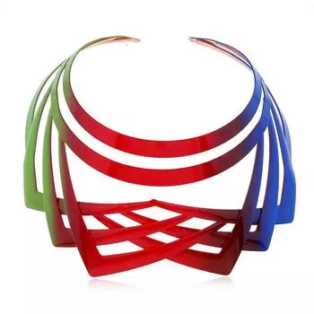 Модное ожерелье для женских украшений красный