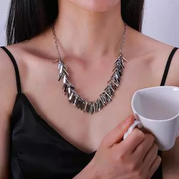 Модное ожерелье для женских украшений серебряный