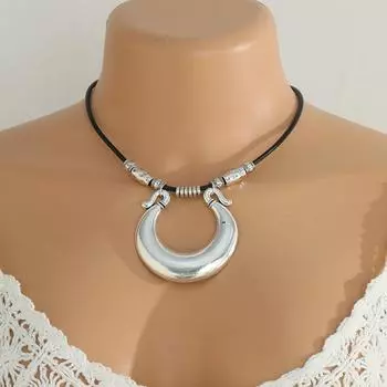 Модное ожерелье для женских украшений серебряный