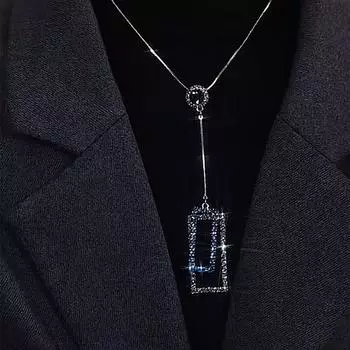 Модное ожерелье для женских украшений серебряный