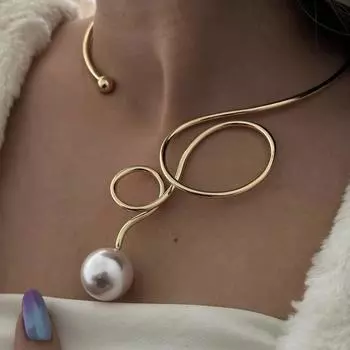 Модное ожерелье для женских украшений золотой