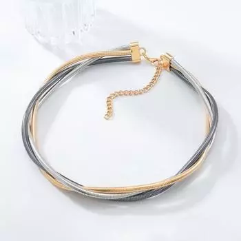 Модное ожерелье для женских украшений золотой