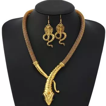 Модное ожерелье-гвоздик для женского комплекта ювелирных изделий золотой