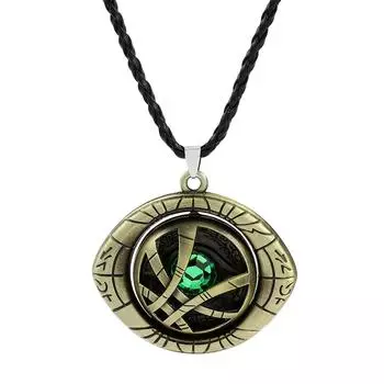 Модное ожерелье Infinity Time Stones Eye of Agamotto Rotatable Jewelry Kpop