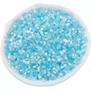 Модное ожерелье, изготовление круглых трубчатых бусин для браслета, сделай сам, ювелирные аксессуары AB Candy Color 500 шт. бусины зелёный