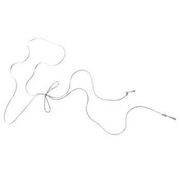 Модное ожерелье на ключицу, стильный кулон с бантами, длинные кисточки, цепочка для свитера, удобная шейная цепочка для повседневной носки