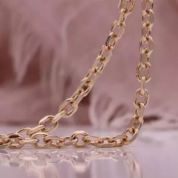 Модное ожерелье О-образное ожерелье в стиле хип-хоп. Модный браслет. Ожерелье цвета розового золота. Цепочка различной длины. 19cm розового золота