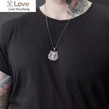 Модное ожерелье с молитвой Иисуса, ожерелье для мужчин, ожерелье с крестом на Иисусовой молитве, подарок на День благодарения, мужская мода, винтажные ювелирные изделия золотой