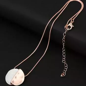 Модное ожерелье с подвесками для женщин розового золота