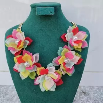 Модное ожерелье с подвеской для женщин разноцветный