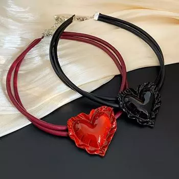 Модное ожерелье с подвеской для женщин чёрный