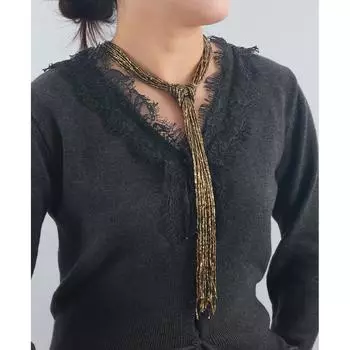 Модное ожерелье с подвеской для женщин золотой