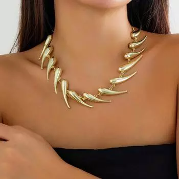 Модное ожерелье с подвеской для женщин серебряный