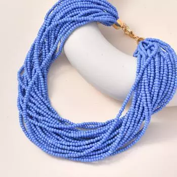 Модное ожерелье с подвеской для женщин синий