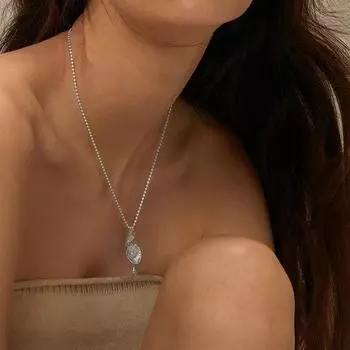 Модное ожерелье с подвеской из искусственного жемчуга, можно открывать и закрывать, аксессуары с кисточками и каплями воды, подарки для женщин и девочек