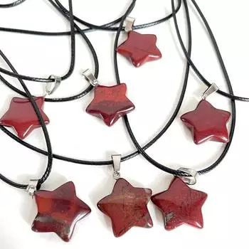 Модное ожерелье с подвеской в виде звезды из цветного камня, креативная универсальная ключичная цепочка-пентаграмма для женщин, праздничное ювелирное украшение, подарок as the picture