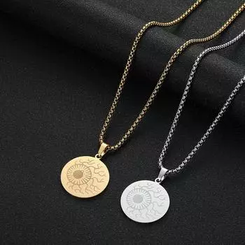 Модное популярное ожерелье из нержавеющей стали с подвеской в виде глазного яблока, подвеска в виде зрачка, аксессуары для подарков на вечеринку